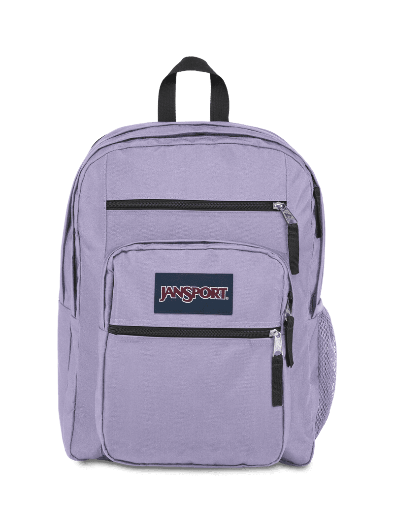jansport backpack with many pockets Cross Town Plus - Large Main Compartment, Side Water Bottle Pocket, 15-Inch Padded Laptop Sleeve Two spacious main compartments give you plenty of room for books JanSport, Polyester Backpack, Lilac, Multiple