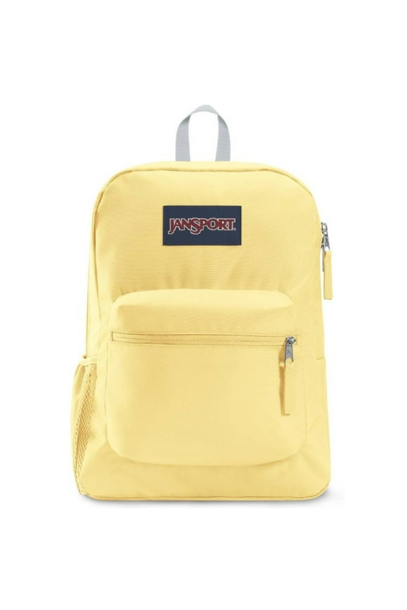 Unisex Polyester Backpack with Side Water Bottle Pocket, Pale Banana