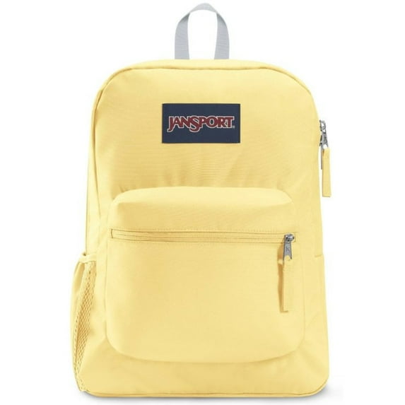 JanSport Unisex Polyester Backpack with Side Water Bottle Pocket, Pale Banana