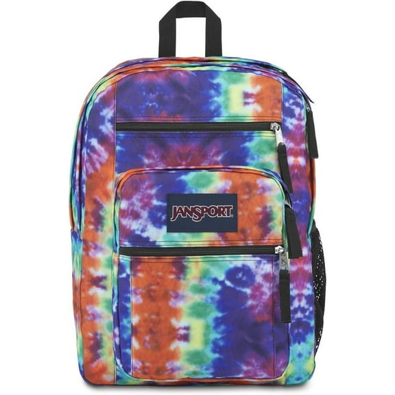 JanSport Unisex Student Backpack, Red/Multi Hippie Days