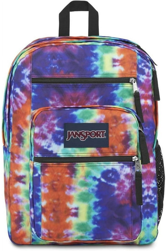 Unisex Student Backpack, Red/Multi Hippie Days