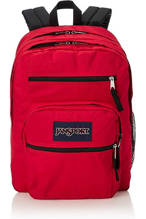 Unisex Student Backpack, Red