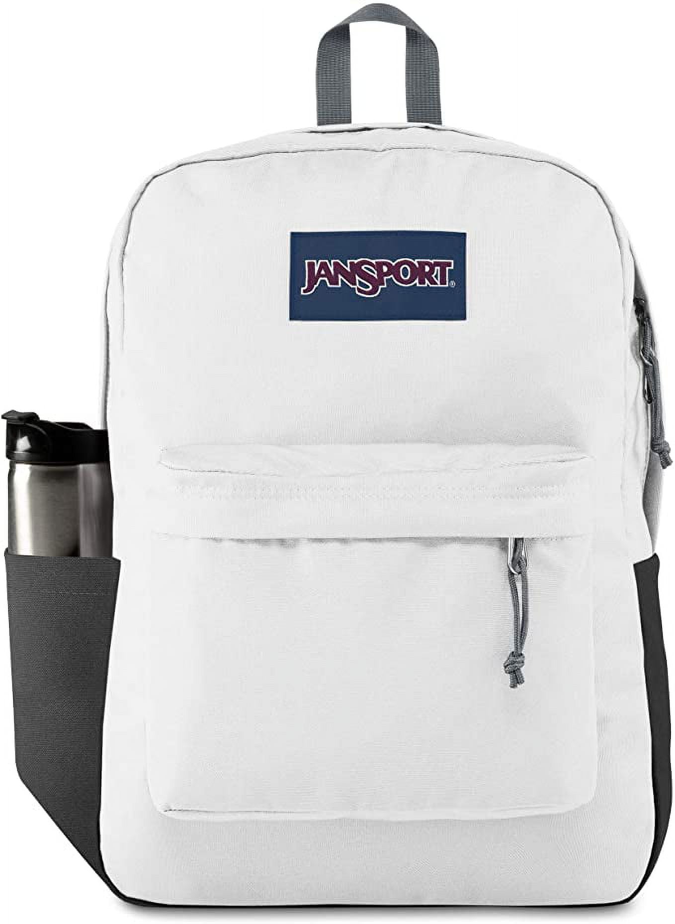 JANSPORT リュック 26L Super Break Plus Laptop WHITE JanSport Superbreak Back to School Bookbag with Water Bottle