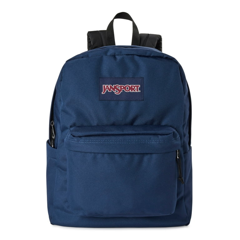 JanSport Navy Blue Bag Backpack School Unisex SuperBreak