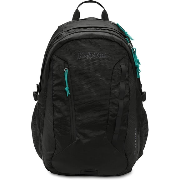 JanSport Women's 420 Denier Polyester Dobby Agave Backpack, Black