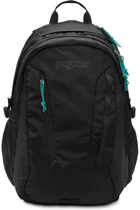 Women's 420 Denier Polyester Dobby Agave Backpack, Black