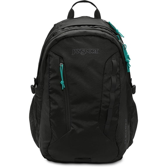 JanSport Women's 420 Denier Polyester Dobby Agave Backpack, Black