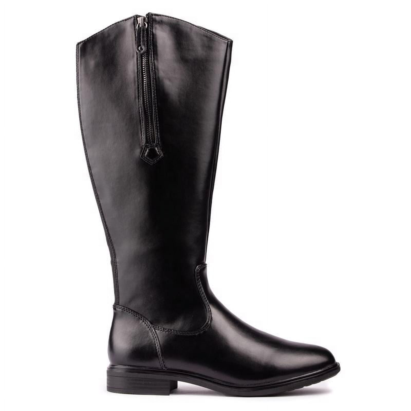 zip front boots womens
