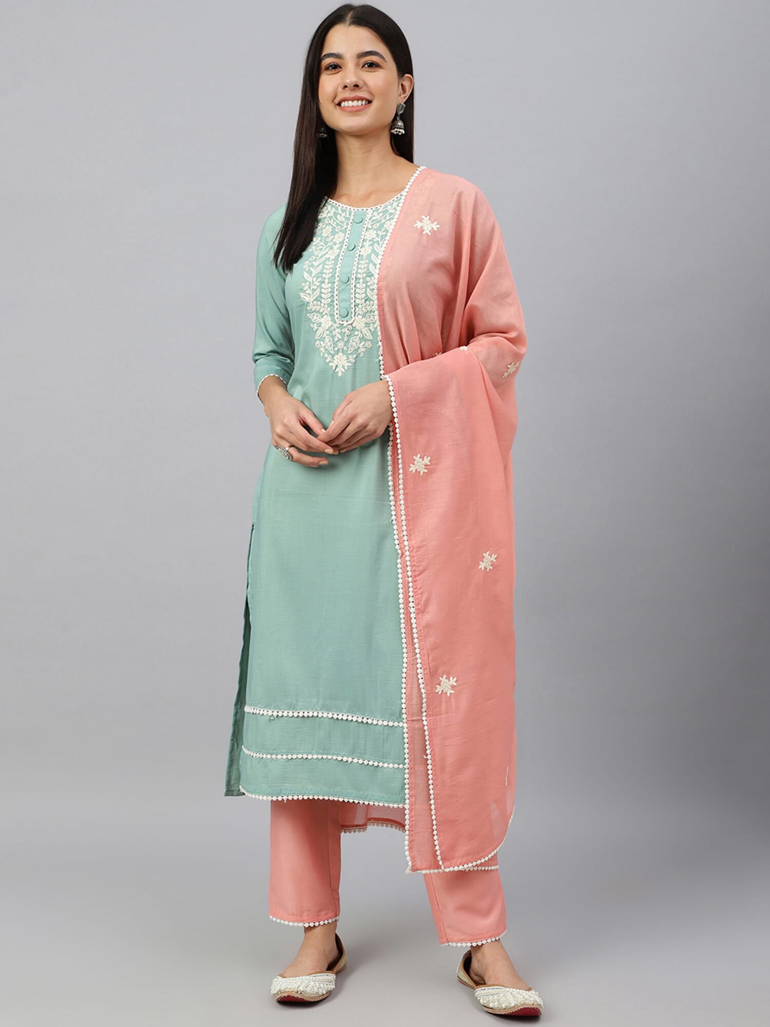 Abo in shantung misto seta, rosso | Intrend