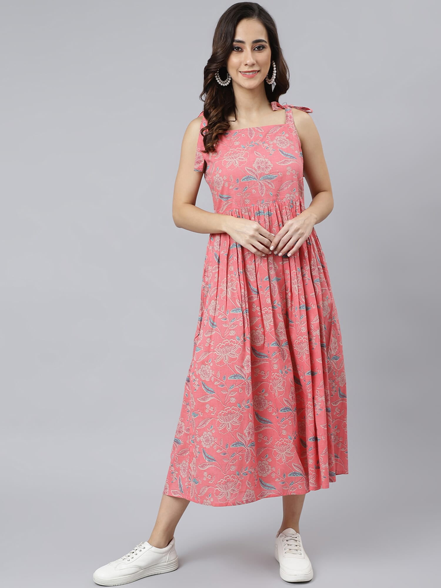 slim fit dress slacks White Embroidery Silk Western Dress – Indian Rani