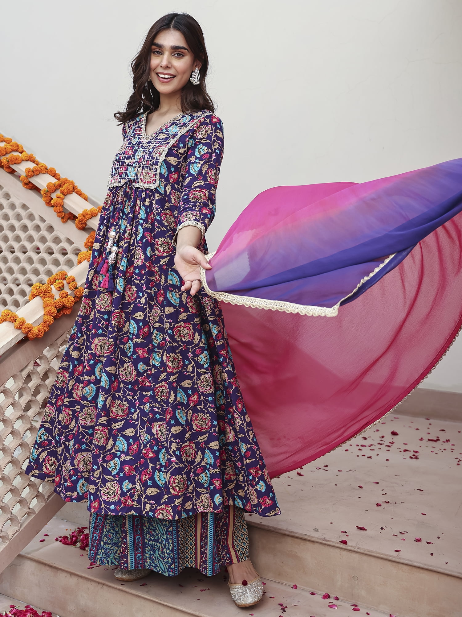 janasya cotton dress Janasya Women's Cotton Blue Floral Print Casual Wear Summer Dress for Women at Amazon Women's Clothing store