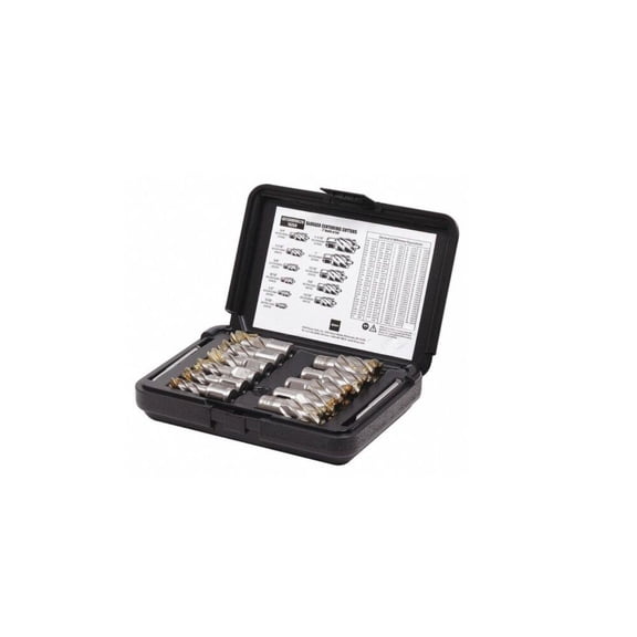 Jancy Slugger High Speed Steel Annular Cutter Set (11 piece), Uncoated Finish