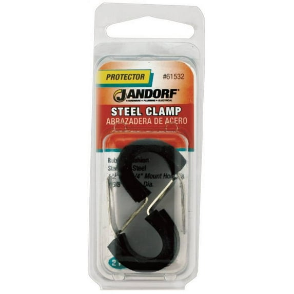 Jandorf Specialty Hardw Clamp St Steel Rubber Cu 61532