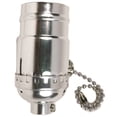 thumbnail image 1 of Jandorf 60405 Pull Chain Lamp Socket, 250 V, 250 W, Nickel Housing Material, 1 of 2