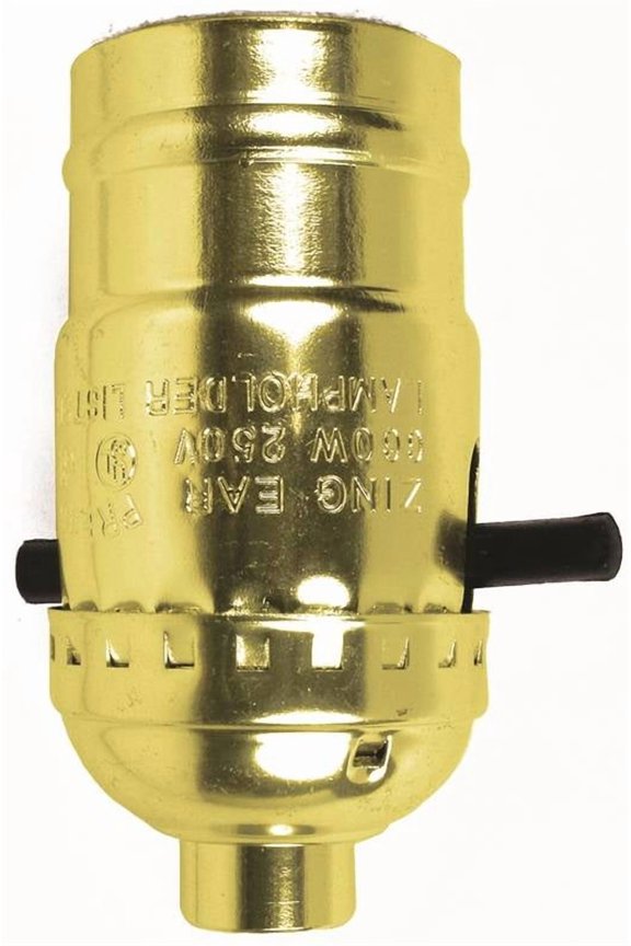 BRASS PUSH-THROUGH SOCKE (Pack of 1)