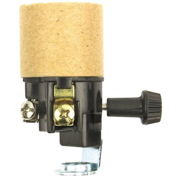 Jandorf 60530 60530 Phenolic Medium Base Turn Knob Socket