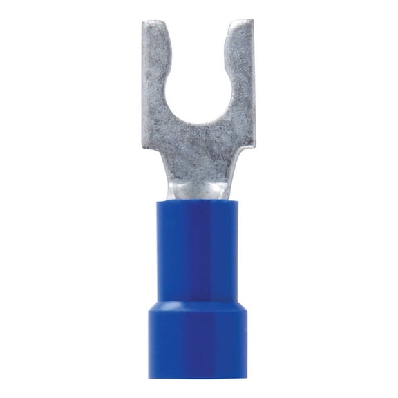 Jandorf 16-14 Ga. Insulated Wire Terminal Spade Blue 5 pk
