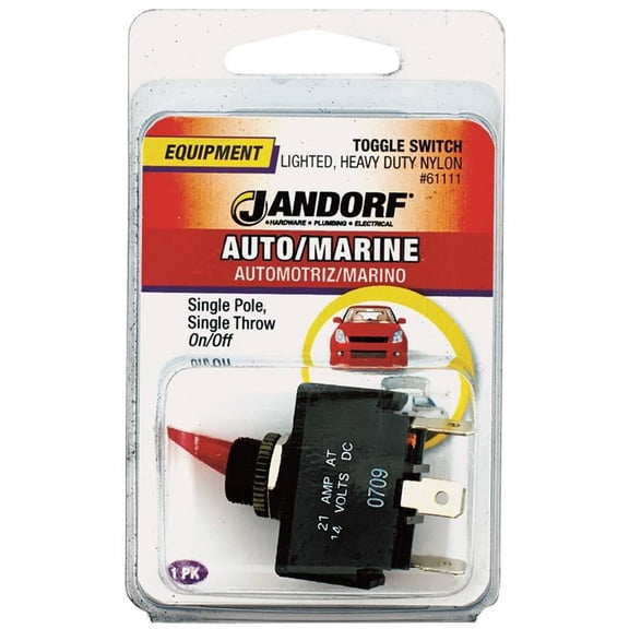 Jandorf 61111 Switch 14 VDC Nylon Red