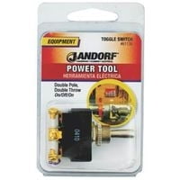 Jandorf 61136 20 Amps Double Pole Toggle Power Tool Switch Silver