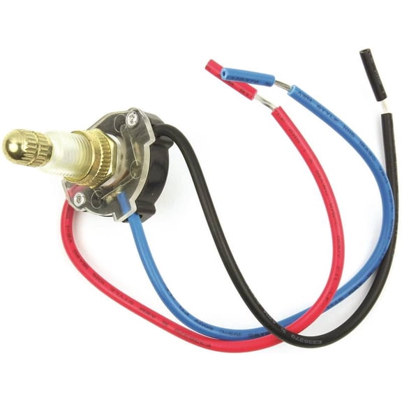 Jandorf 61206 Double Circuit Rotary Switch, 3 A, 125 V, Brass