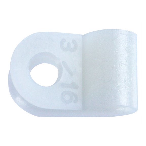 Jandorf 61464 3/16 In. Dia. Nylon Cable Clamp 4 pc
