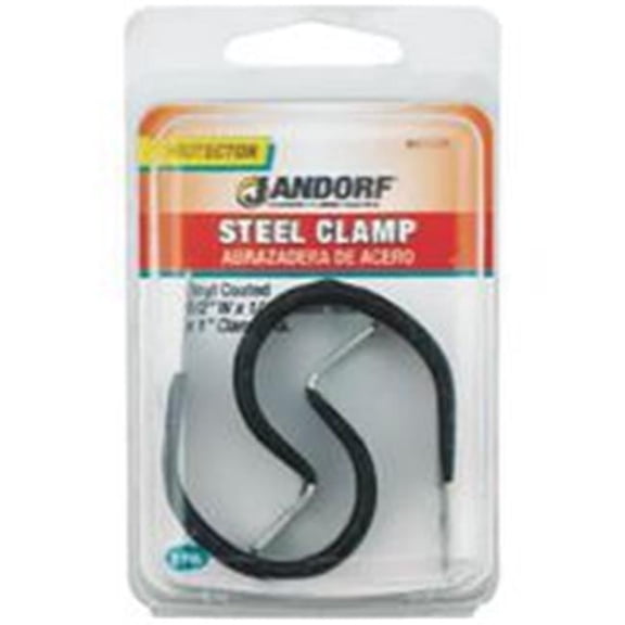 Jandorf 61534 Steel Vinyl Coated Clamp, 1/2" x 1/4" x 1"