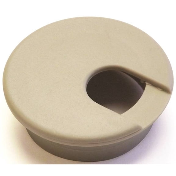 Jandorf 61602 Desk Grommet, Plastic, Almond
