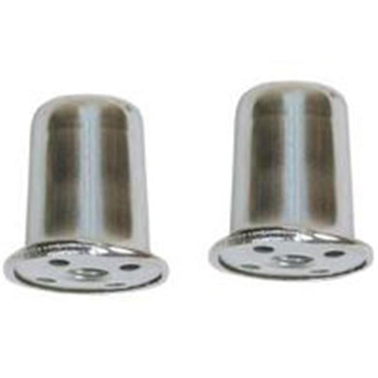 Nickel Finish 1-inch Lamp Finial Set
