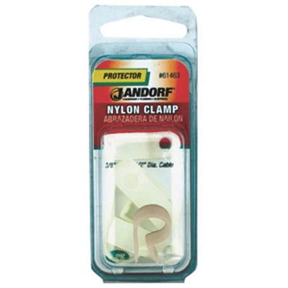 Jandorf Specialty Hardw 61463 Nylon Clamp - Natural, 0.38 x 0.5