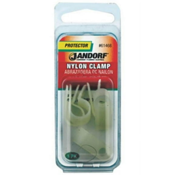 Jandorf Specialty Hardw 61468 Nylon Clamp - Natural, 0.38 x 0.38
