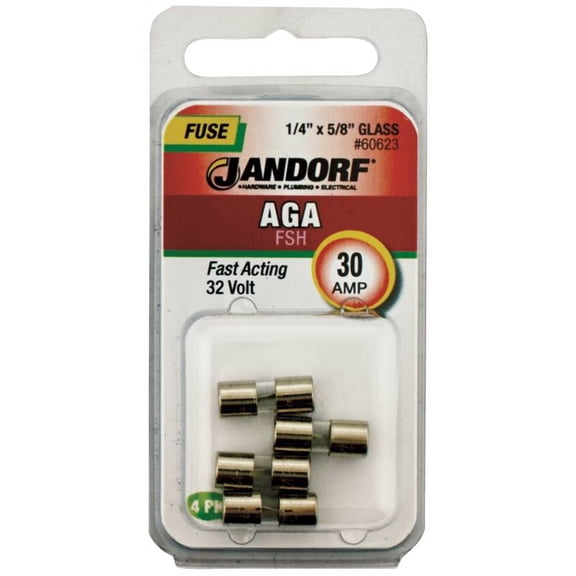 Jandorf Specialty Hardw Fuse Aga 30A Fast Acting 60623