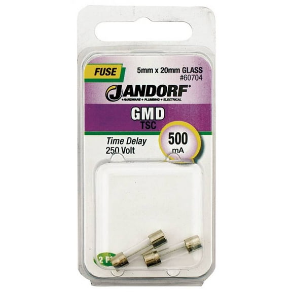 Jandorf Specialty Hardw Fuse Gmd 500Ma Time Delay 60704