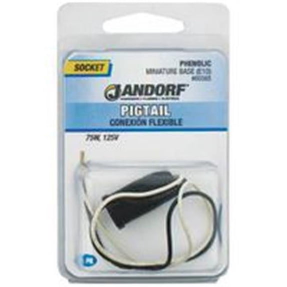 Jandorf Specialty Hardw Socket Pigtail Miniature Base 60565