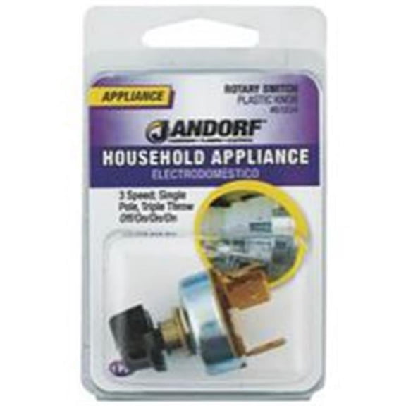Jandorf Specialty Hardw Switch Rtry Knb Off/On/On/On 61034