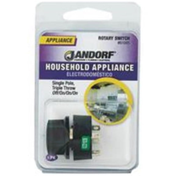 Jandorf Specialty Hardw Switch Rtry Off/On/On/On 5Tabs 61005