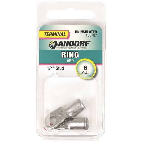 Jandorf Specialty Hardw Term Ring 6St Uninsul 1/4 60787