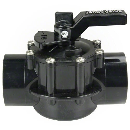 Jandy 4716 Neverlube Diverter Valve - 2" Slip x 2-1/2" Slip with Positive Seal - 2 Port