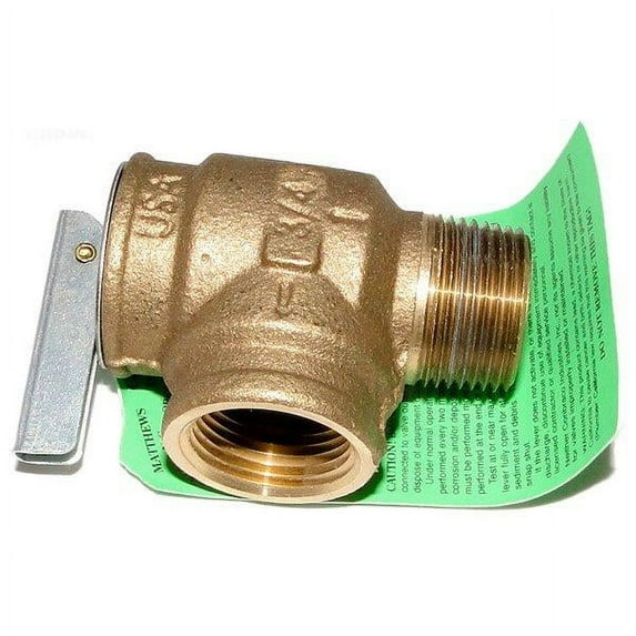 Jandy 75 PSI Pressure Relief Valve Bronze for Legacy R0040400