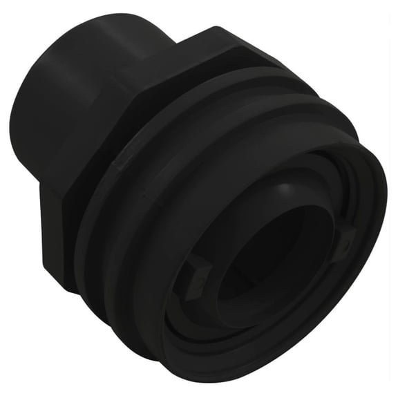 Custom Molded Products 25555-004-000 Flush Mount Return Fitting - Black