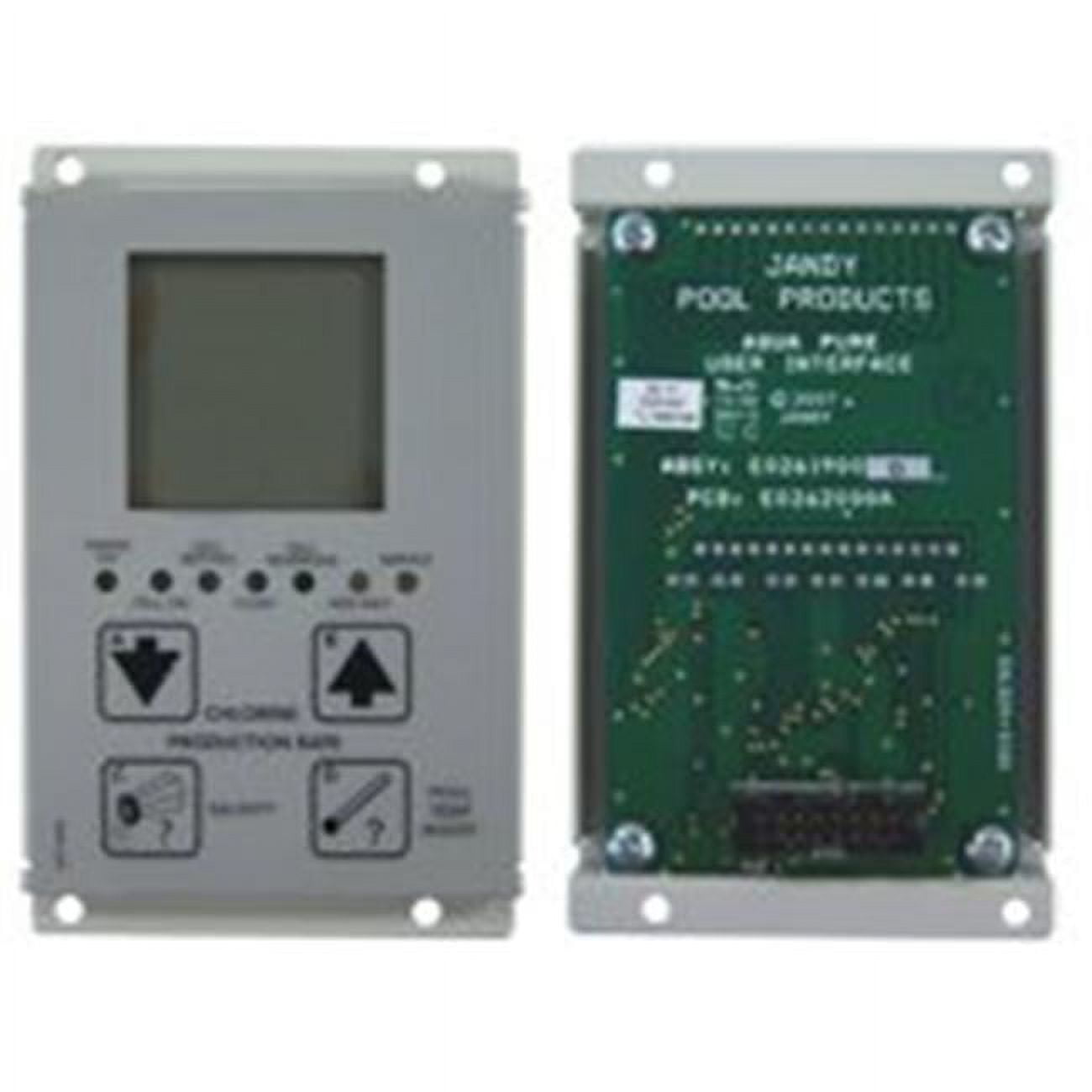 Jandy PureLink Small Front Style PCB User Interface with 3 Screws