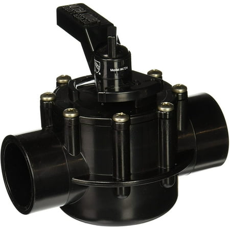 Zodiac Jandy/Teledyne Laars Diverter Valve, Jandy Neverlube, 1-1/2" x 2" Pos Seal, 2 Port Part # 4724