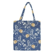 Jane Austen Blue Medium Eco Reusable Grocery Tote Bag