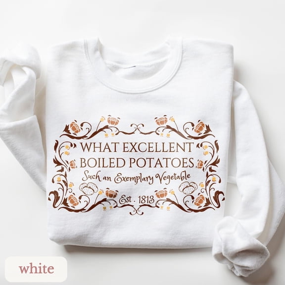 Jane Austen Sweatshirt | Pride and Prejudice Pemberley Sweatshirt, Bookish Sweatshirt - Sizes S-5XL ,Art Print JSC