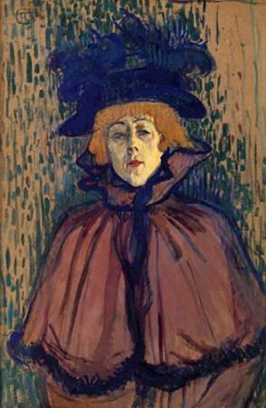 Jane Avril 1 Canvas Art - Henri Toulouse-Lautrec (12 x 18)