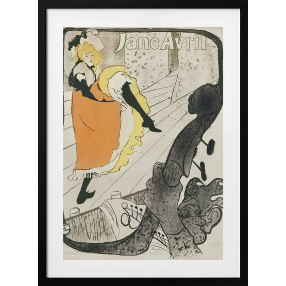 Jane Avril (1893) Framed Art Modern Wall Decor