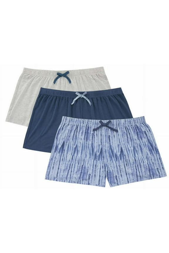Womens 3 Pack Sleep Short , Lounge Shorts