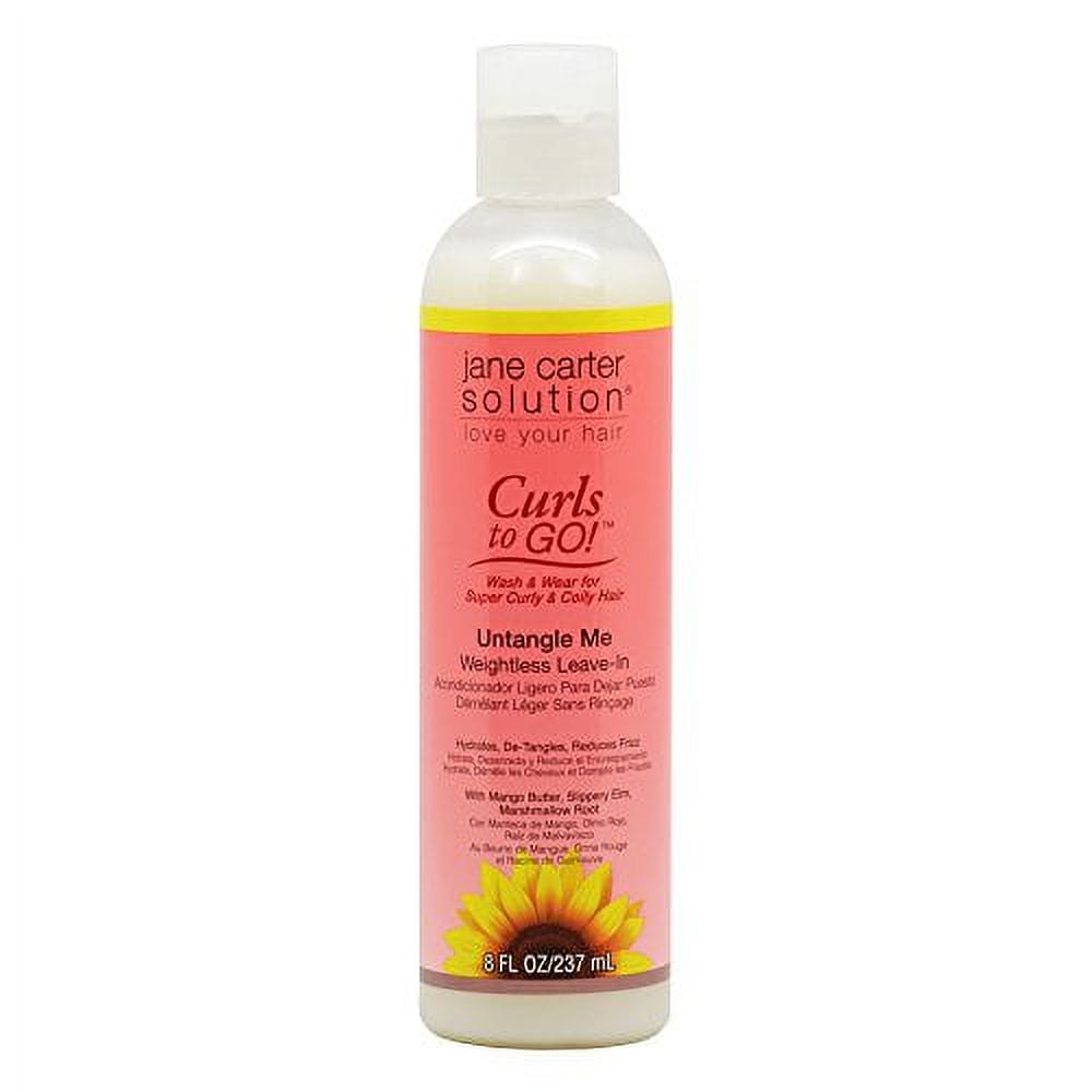 Jane Carter Solution Curls to Go Untangle Me (8oz) - Nourishing, Moisturizing, No Buildup