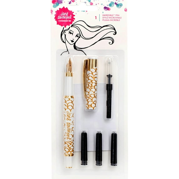 Jane Davenport Mixed Media 2 INKredible Pen Set-Mermaid Scale