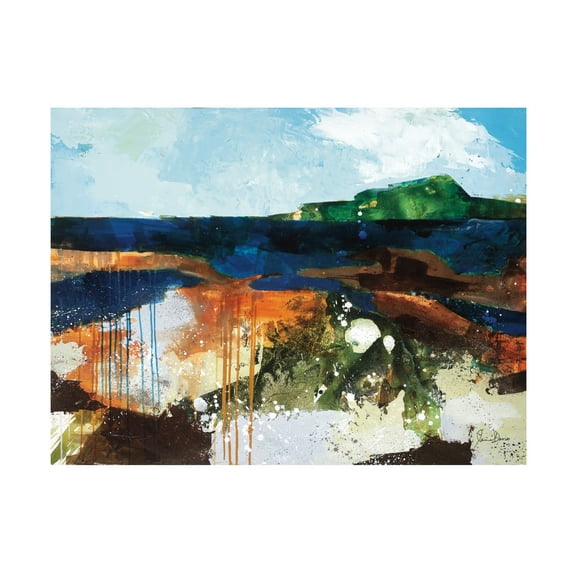 Jane Davies 'Riverport View' Canvas Art