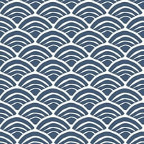 Jane Dixon Coastal Scallop Peel & Stick Wallpaper